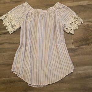 Off the shoulder blouse